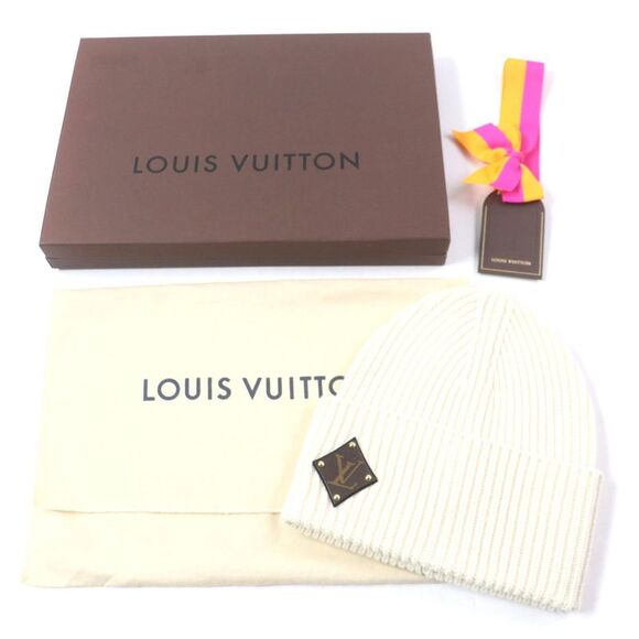 Louis Vuitton Bonnet LV Wool Cowhide Knit Cap - Picture 2 of 6